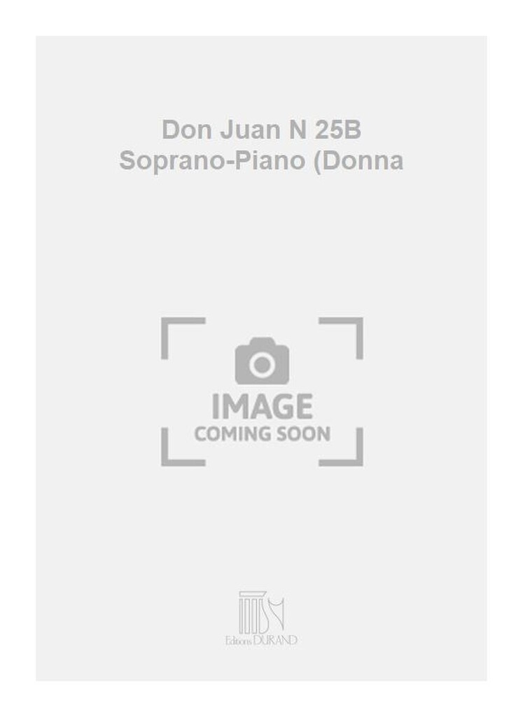 Don Juan N 25B Soprano-Piano (Donna